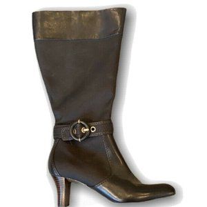 Naturalizer 8.5 Tall Brown Vegan/Flux Leather Boot